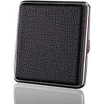 Cigarette Case, Vintage Metal Flip-top Cigarette Case (Hold 20